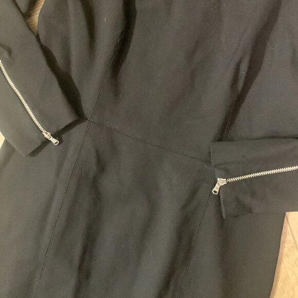 J.Crew Structured Knit Zip Knee Length Dress - Picture 4 of 7